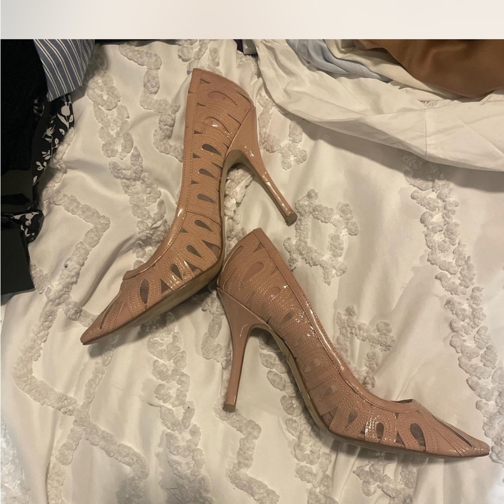 Elegant Nude Stiletto Heels